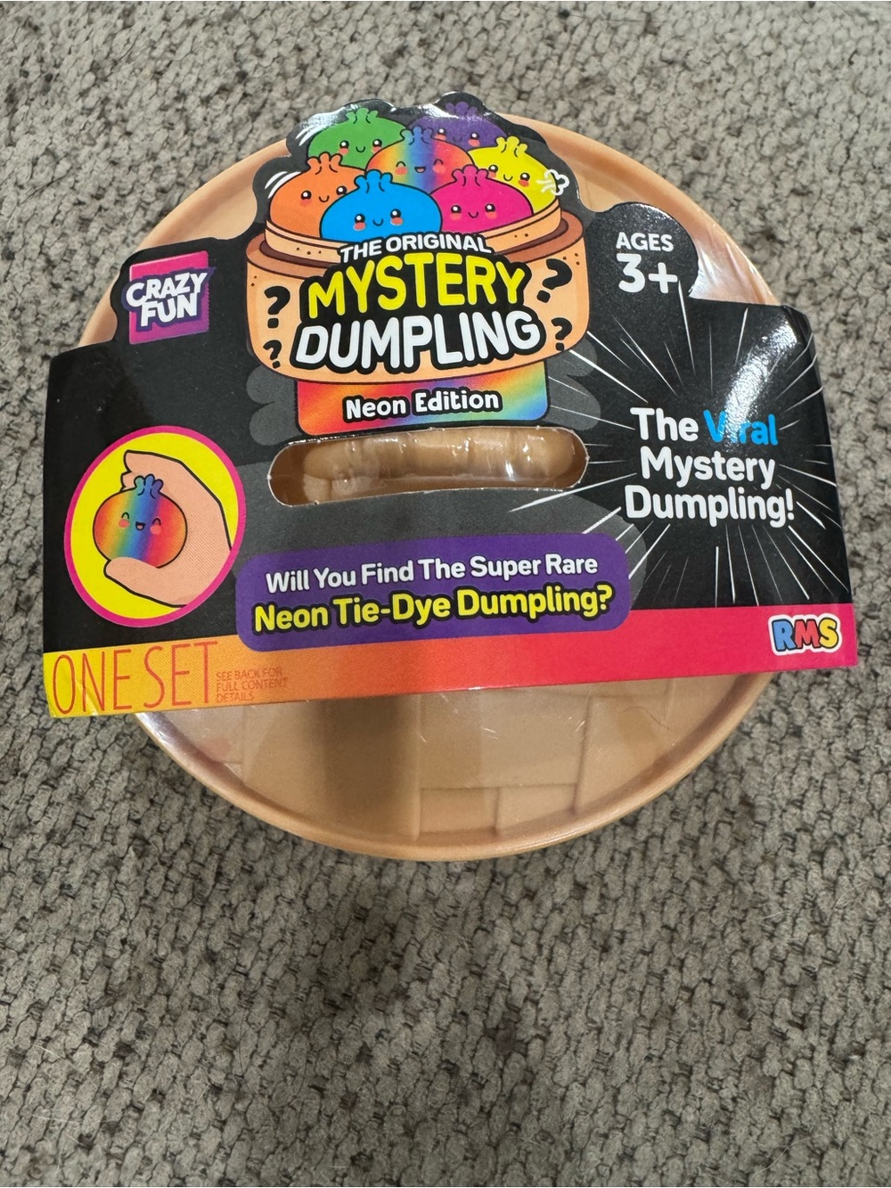 One Crazy Fun RMS mystery dumpling, neon edition, new